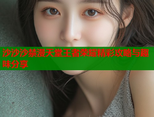 沙沙沙禁漫天堂王者荣耀精彩攻略与趣味分享  第1张