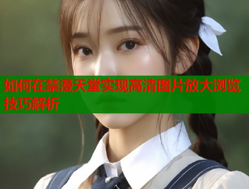 如何在禁漫天堂实现高清图片放大浏览技巧解析  第1张